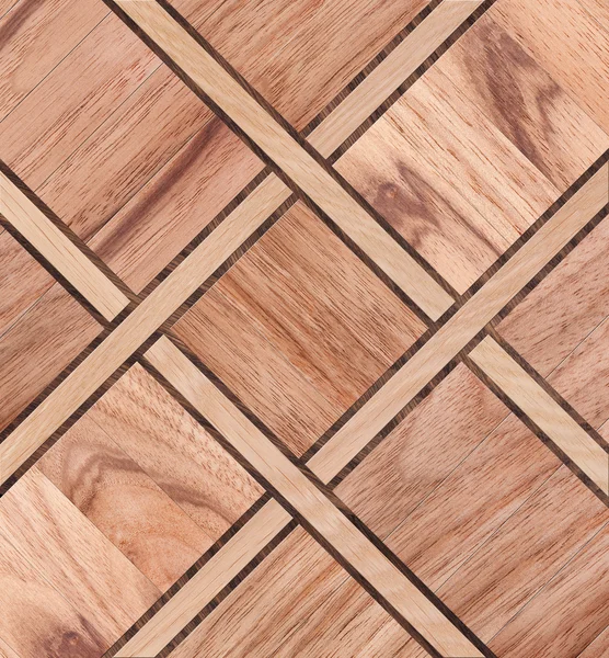シームレスなパターン、寄せ木細工の床のフラグメント — ストック写真