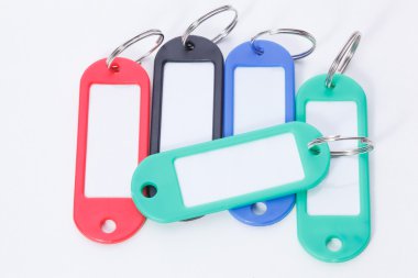 Renkli bir anahtar fobs topluluğu 