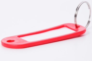 Kırmızı anahtar fob yakın çekim