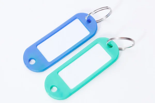 Blue and Green key fob