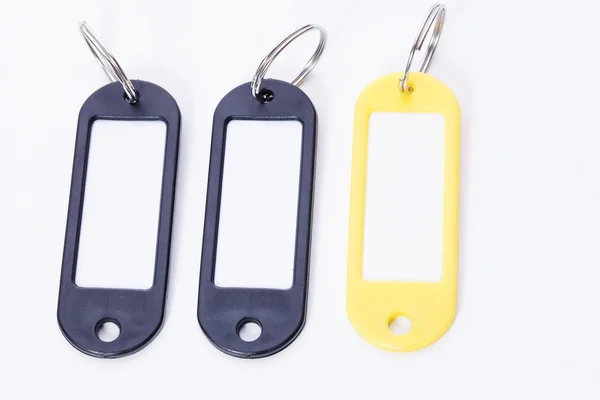 Collection of a colourful key fobs — Stock Photo, Image