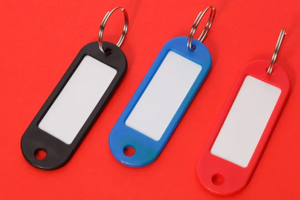 Collection of a colorful key fobs — Stock Photo, Image
