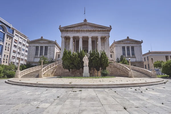 Athen Griechenland, die Nationalbibliothek — Stockfoto