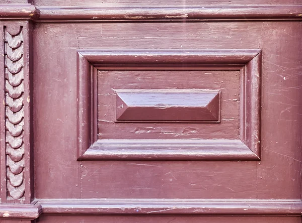 Dark brown painted door frame — Stock Photo, Image