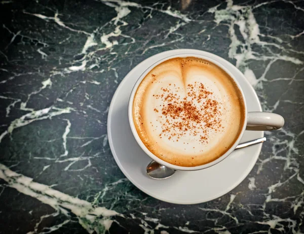 Cangkir cappuccino Italia panas — Stok Foto