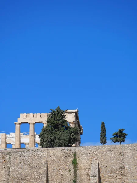 Partenone Antico Tempio Sull Acropoli Atene Grecia — Foto Stock