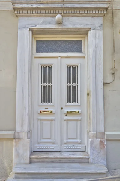 Casa porta, Atenas Grécia — Fotografia de Stock