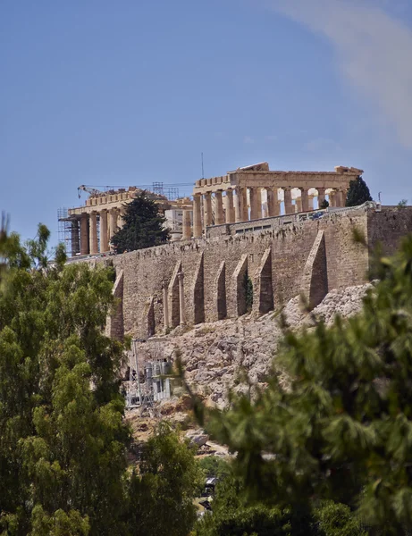 Parthenon-Tempel auf der Akropolis von Athen, Griechenland — Stockfoto
