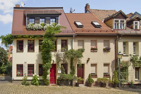 Casa fachada, Altenburg, Turingia Alemania — Foto de Stock