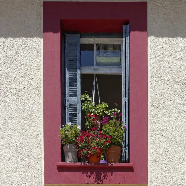 Home window, Kalavryta Greece — Stock Photo, Image