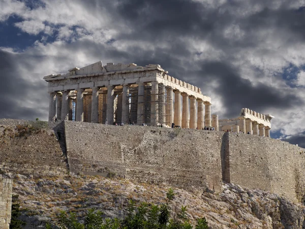 Acrópolis de Atenas Grecia, templo de Partenón — Foto de Stock