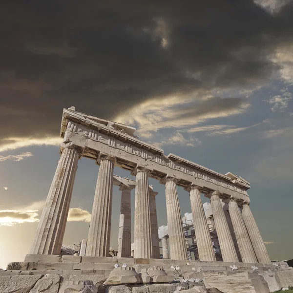 Акрополь Афинский, храм Парфенона — стоковое фото