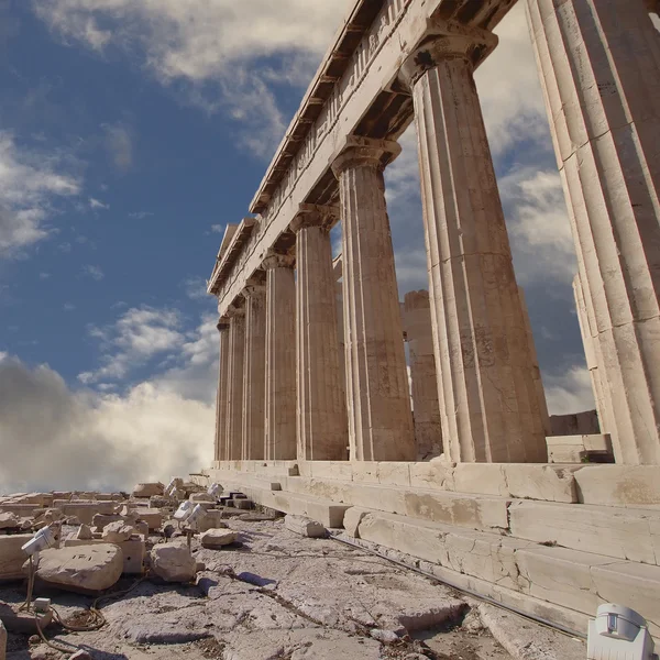 Акрополь Афинский, храм Парфенона — стоковое фото