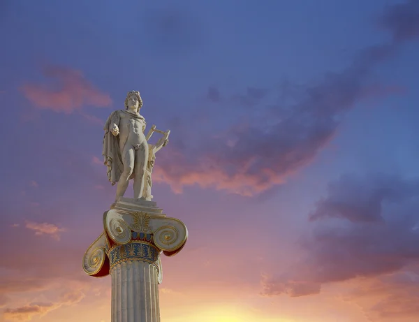 Apollo statue, the god of poetry and musi — Stock Photo, Image