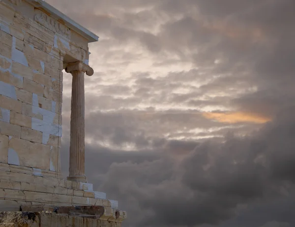 Αρχαίου ναού της Αθηνάς Νίκης στην Ακρόπολη Ελλάδα — Φωτογραφία Αρχείου