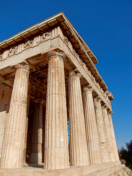 Tempel van hephaestus onder Akropolis van Athene, Griekenland — Stockfoto