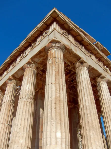 Templo de Hefesto bajo la Acrópolis de Atenas, Grecia —  Fotos de Stock