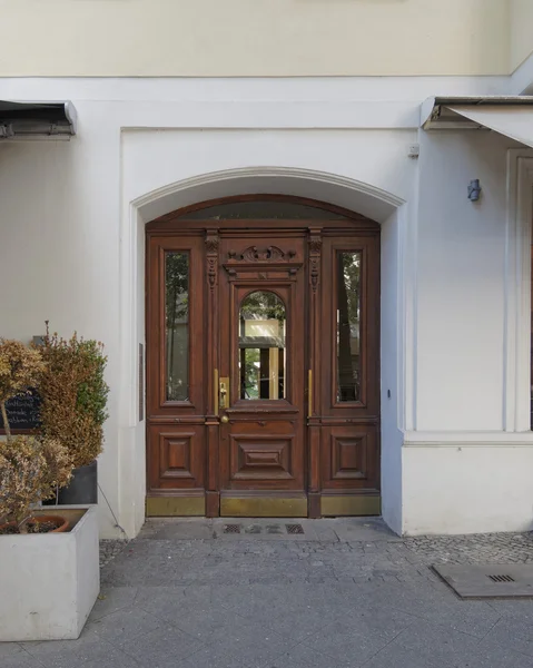 Дверь в Альтенбурге, Тюринген, Германия — стоковое фото