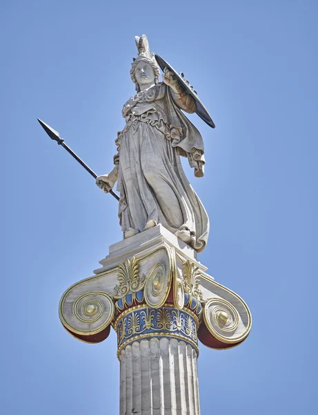 Athena tanrıçası bilgelik ve felsefe — Stok fotoğraf
