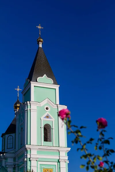 Brailiv Ukraine 2020 Dôme Couvent Sainte Trinité Avec Croix Sur — Photo