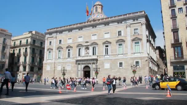 Câmara Municipal de Barcelona, Espanha — Vídeo de Stock