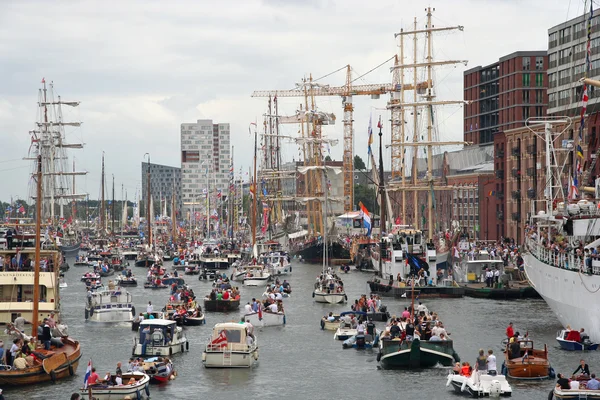 オランダの帆アムステルダム イベント — ストック写真