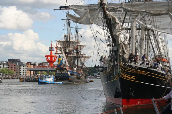 Sail Amsterdam událost v Holandsku — Stock fotografie