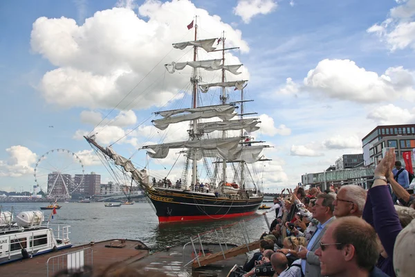 Sail Amsterdam událost v Holandsku — Stock fotografie