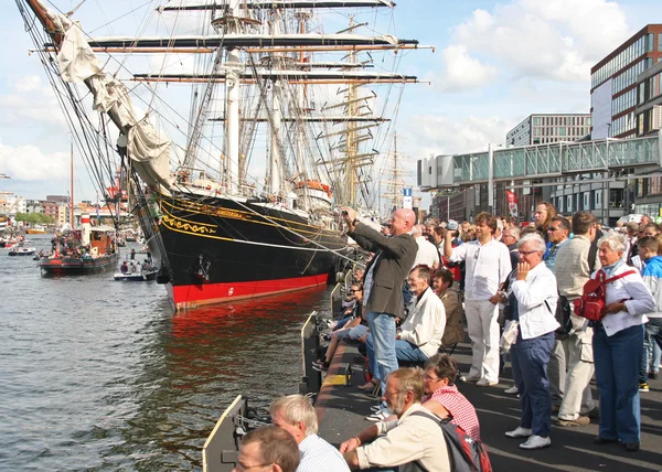 帆在荷兰的阿姆斯特丹事件 — 图库照片