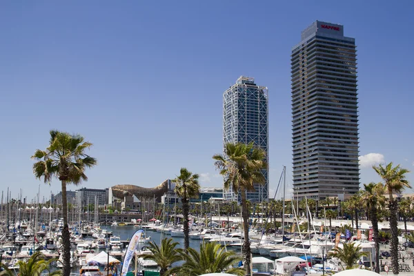 Yachts in Barcelona, Spain — Stock Photo, Image