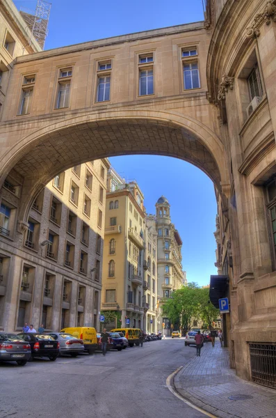 Edifícios em Barcelona, Espanha — Fotografia de Stock