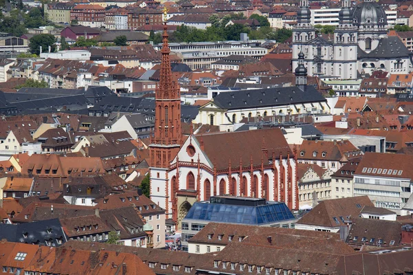 Schleichach Kościół Würzburg, Niemcy — Zdjęcie stockowe