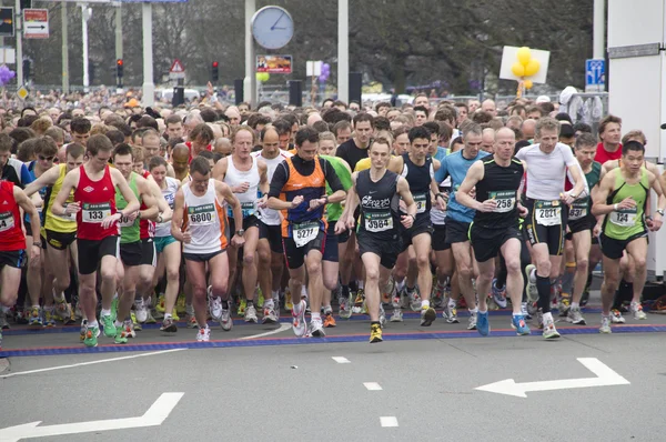 Halve marathon van de CPC in Den Haag — Stockfoto