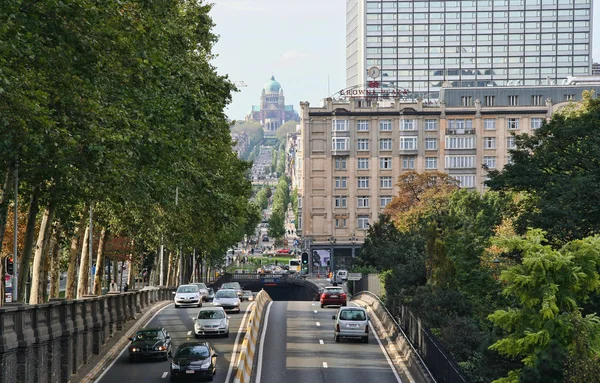 Trafic à Bruxelles, Belgique — Photo