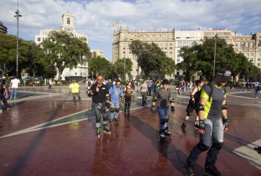 Silindir patenciler Barcelona, İspanya