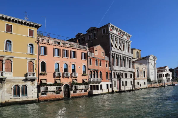 Исторические Здания Палаццо Большом Канале Венеции Италия — стоковое фото