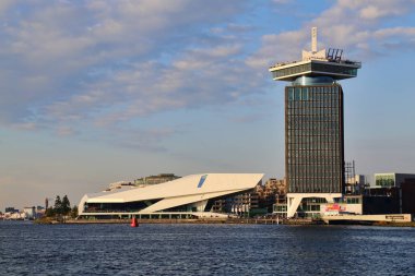 Amsterdam, Hollanda - 16 Ekim 2016: Amsterdam, Hollanda 'daki EYE Film Müzesi 16 Ekim 2016