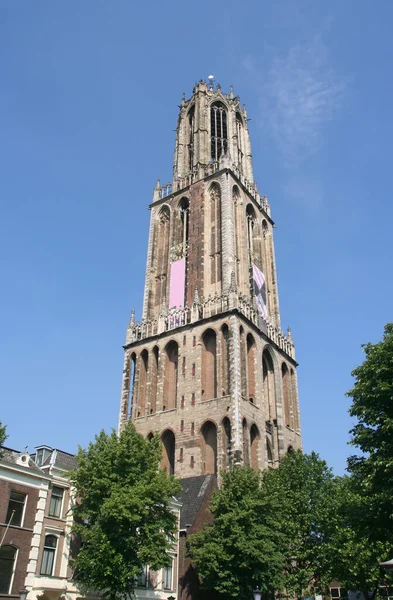 Kathedrale Von Utrecht Höchster Kirchturm Der Niederlande — Stockfoto