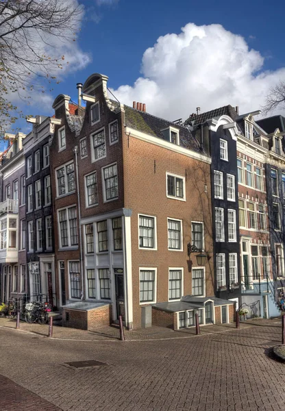 Street Corner House Other Historical Houses Amsterdam Netherlands — Stock Photo, Image