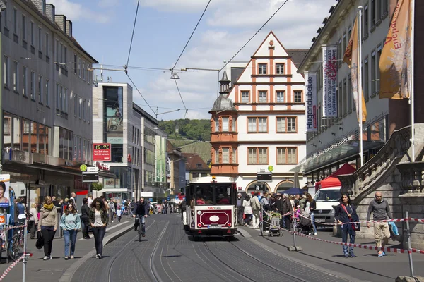 Трамвай у Вюрцбурга, Німеччина — стокове фото