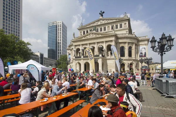 Frankfurt'ta Almanca Fest — Stok fotoğraf