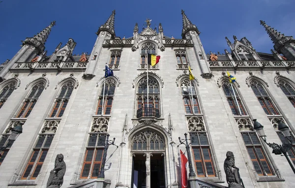 Town Hall Bruges — Stock Photo, Image