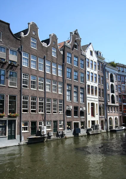 Amsterdam evleri — Stok fotoğraf