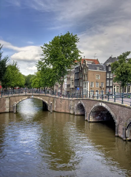 Amsterdam broar — Stockfoto