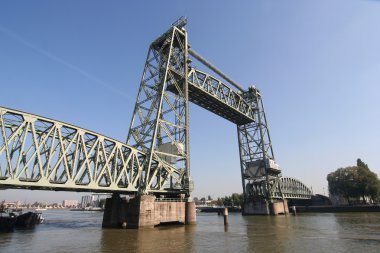 Koningshaven demiryolu Köprüsü Rotterdam
