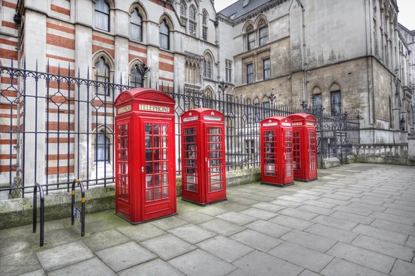 London Telephone Booths — Stock Photo, Image