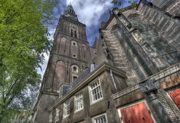 Vecchia Chiesa di Amsterdam — Foto Stock