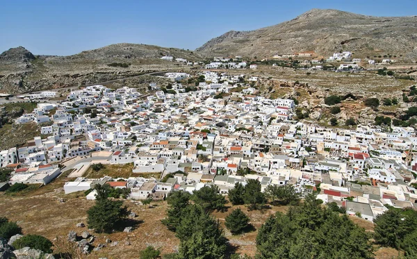 Lindos cidade — Fotografia de Stock