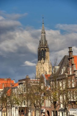 Kilise kulesi Delft, Hollanda