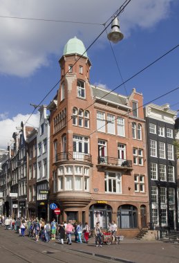 Amsterdam alışveriş caddesi